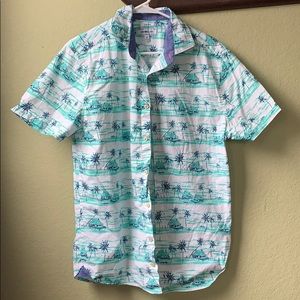 Patterned Crown and Ivy Button Down Shirt